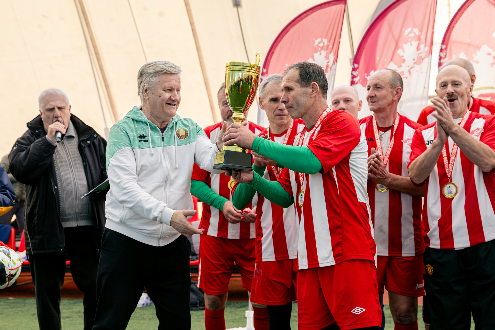 В Минске прошел турнир среди ветеранов 55+